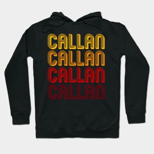 Callan - Retro Minimal Line Pattern Hoodie